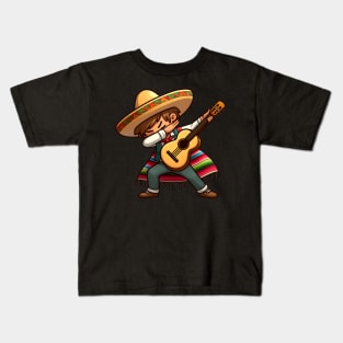 Dabbing through Cinco de Mayo Kids T-Shirt